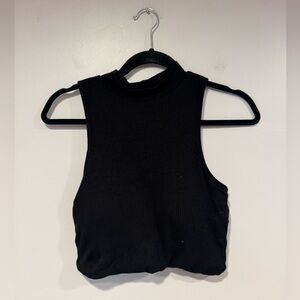 Klassy Network high neck ribbed tank‎ top